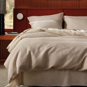Bedsure Cotton Duvet Cover Queen 3 Pieces, 90"x90"